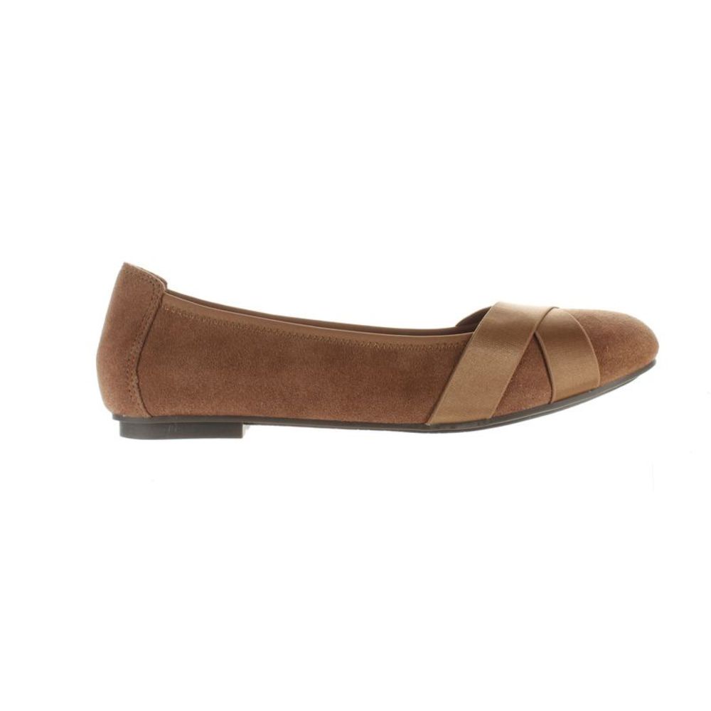 Vionic Womens Spark Maria Brown Ballet Flats Size 9 Wide (C,D, W)
